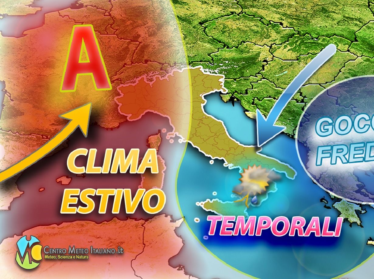 METEO ITALIA – Temperature in ULTERIORE AUMENTO, ma attenzione a TEMPORALI ancora presenti! I dettagli