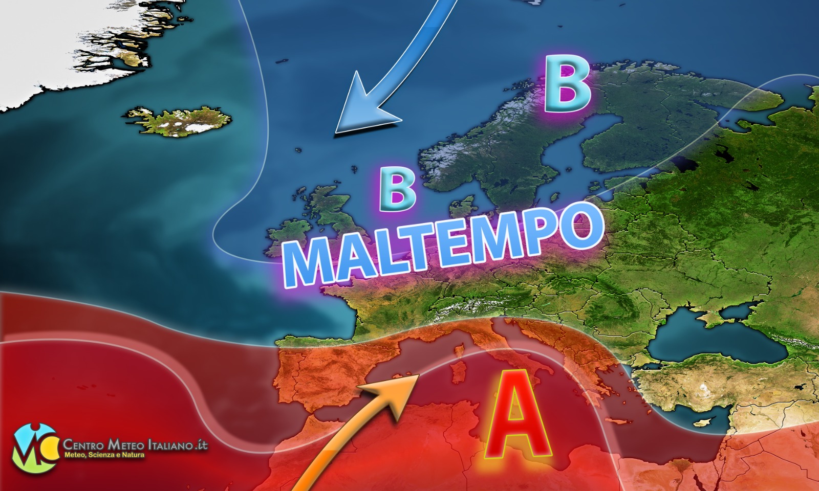 Gran caldo poi possibile perturbazione atlantica