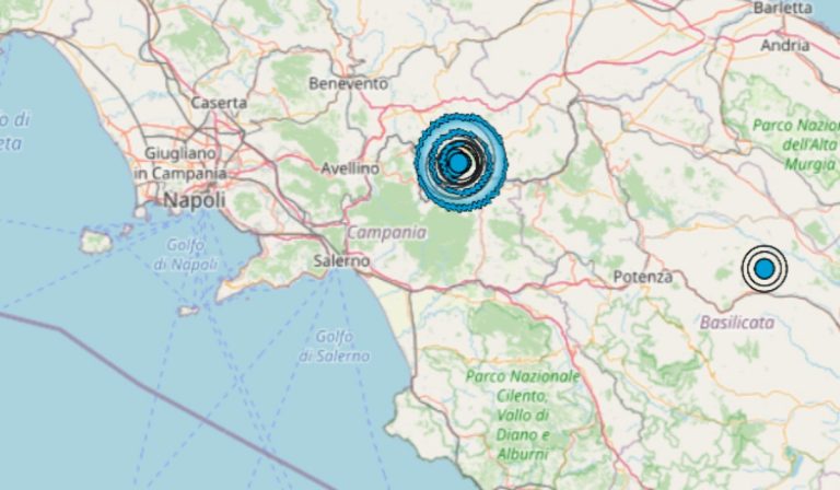 Terremoto, prosegue lo sciame sismico in provincia di Avellino: numerose scosse registrate anche oggi