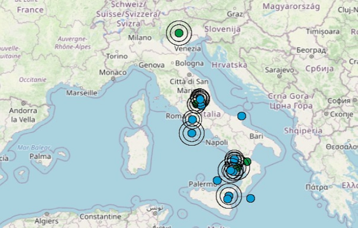 terremoto oggi