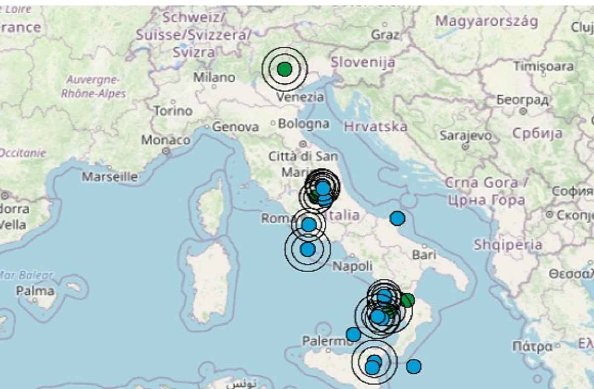terremoto oggi