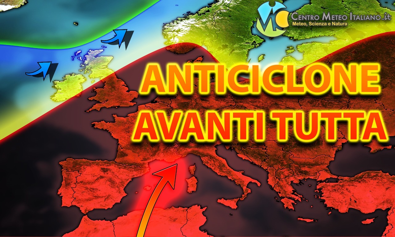 Caldo e sole per la prossima settimana con l'anticiclone africano