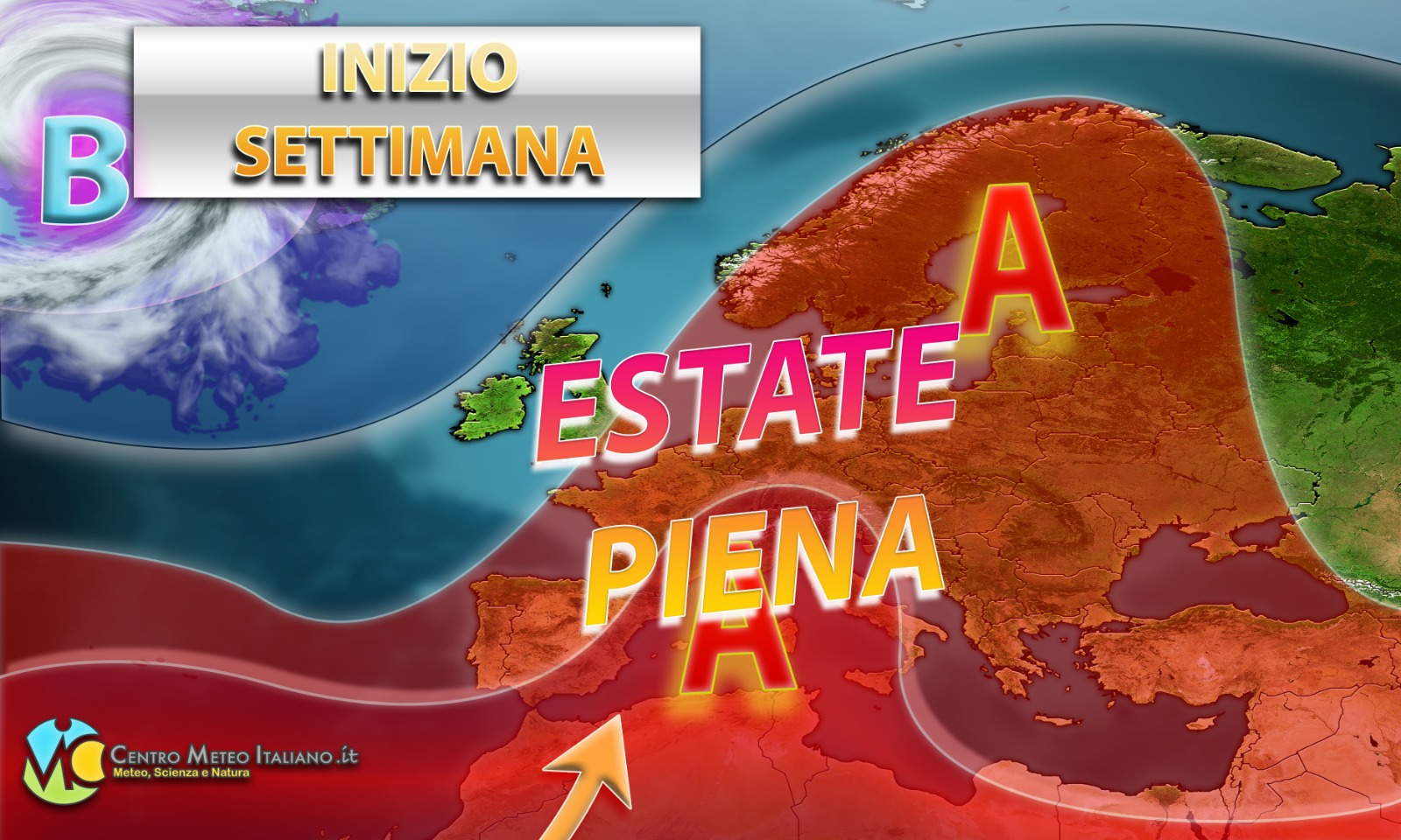 Estate piena in Italia per gli inizi della prossima settimana con caldo via via in aumento.