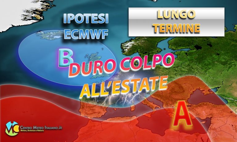 METEO – Possibile BREAK dell’ESTATE con PIOGGE e calo termico nella prossima settimana. La TENDENZA