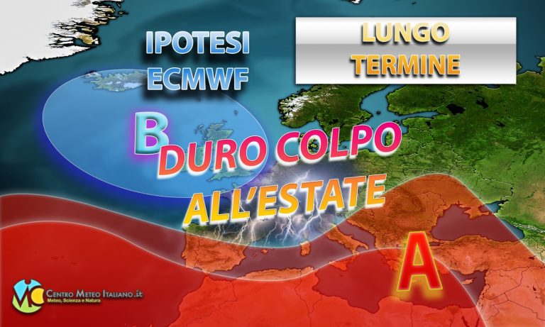 METEO – Possibile BREAK dell’ESTATE con PIOGGE e calo termico nella prossima settimana. La TENDENZA METEO – Possibile BREAK dell’ESTATE con PIOGGE e calo termico nella prossima settimana. La TENDENZA