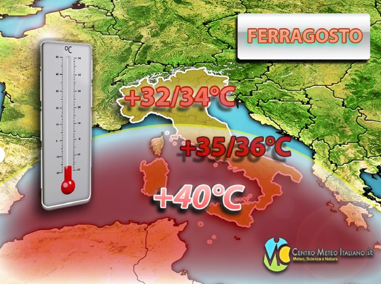 METEO PALERMO – gran SOLE e TEMPERATURE prossime ai 40°c a FERRAGOSTO e non solo, i dettagli