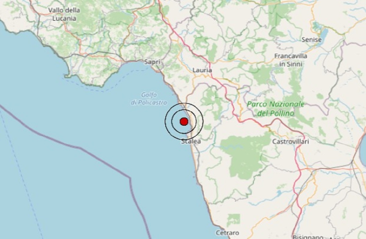 Terremoto in Calabria oggi, martedì 25 agosto 2020, scossa ...