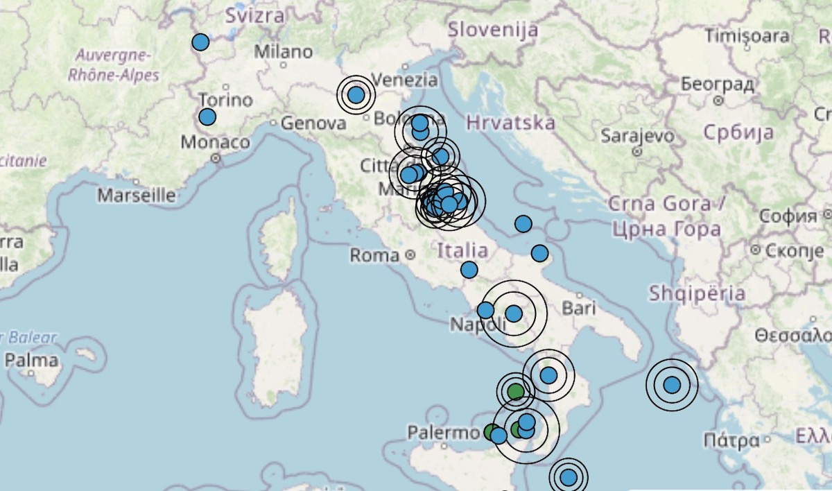terremoto oggi italia 7 settembre 2020