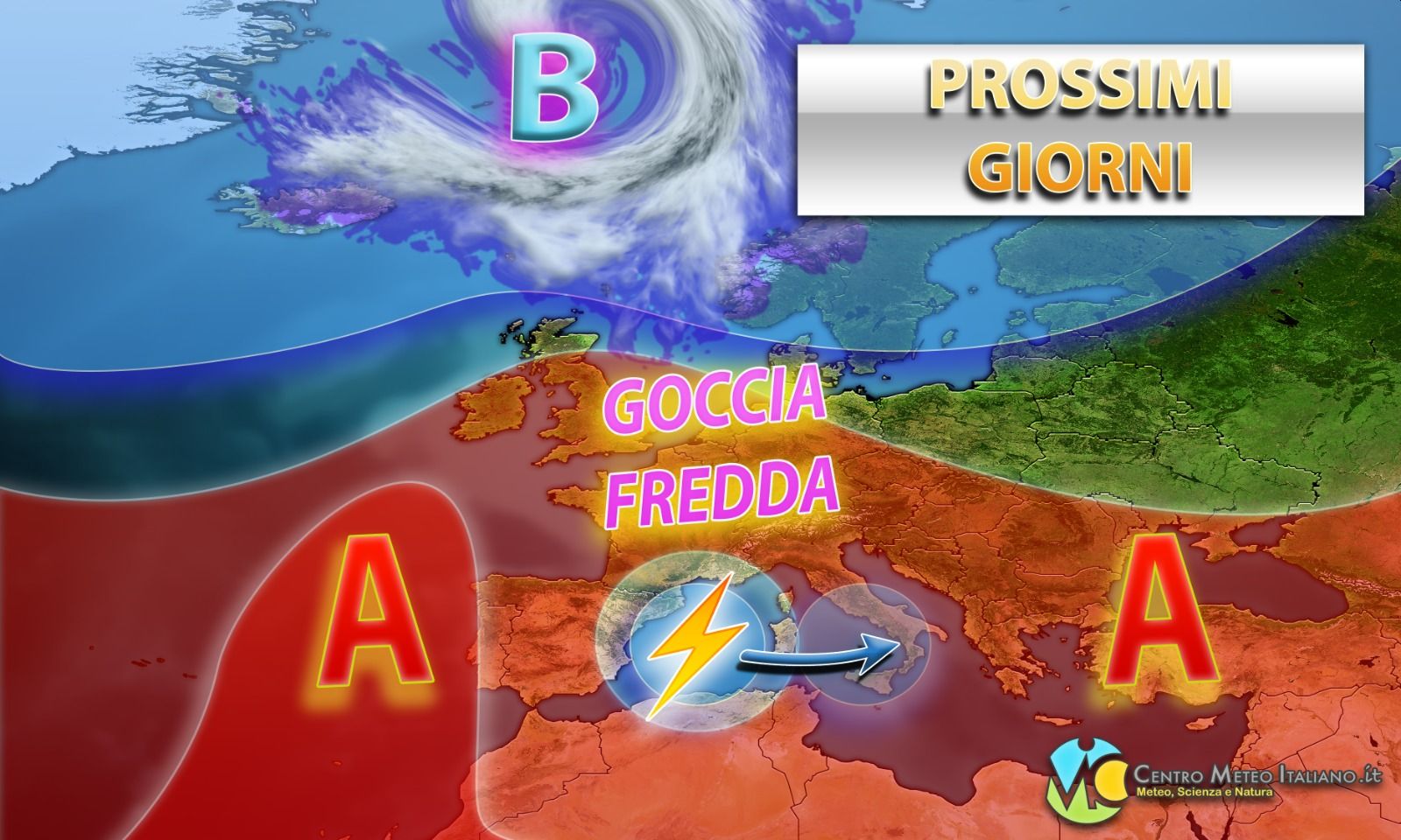 METEO ITALIA - Breve tregua QUASI ovunque, poi c’è di nuovo il MALTEMPO all’ORIZZONTE