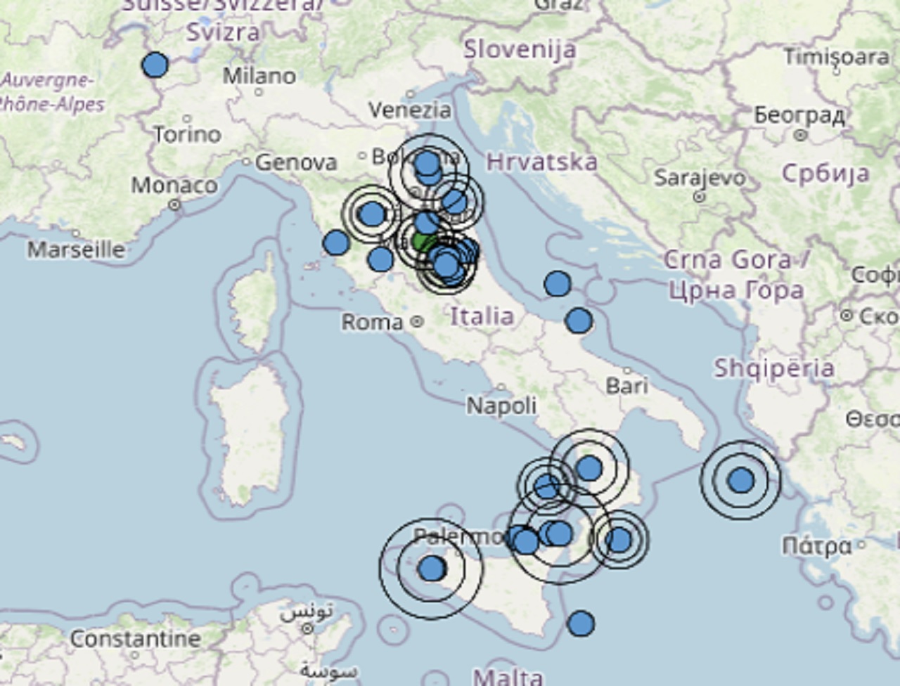 terremoto italia