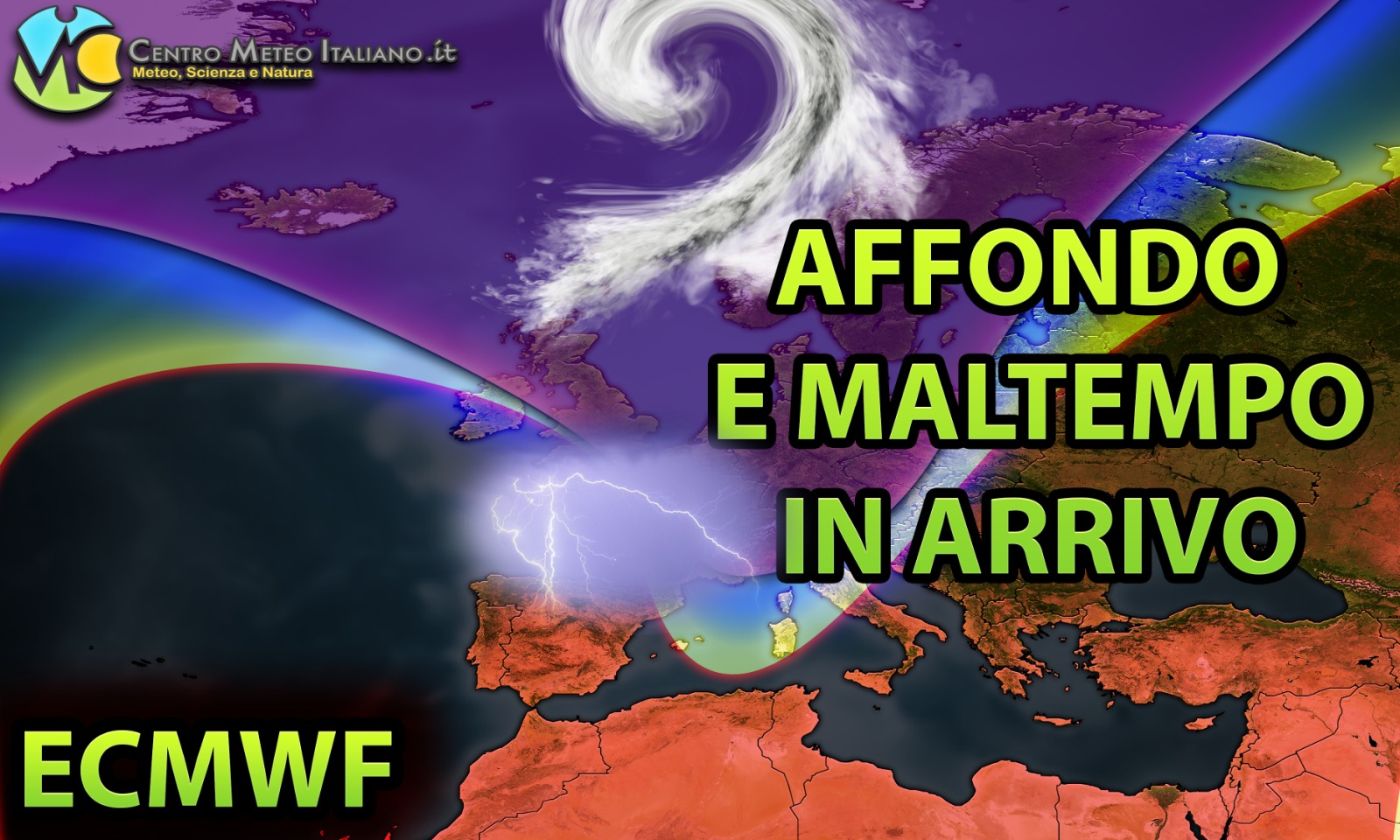 METEO - Violento MALTEMPO e CROLLO delle TEMPERATURE, ecco gli STEP della ROTTURA STAGIONALE. Le PREVISIONI