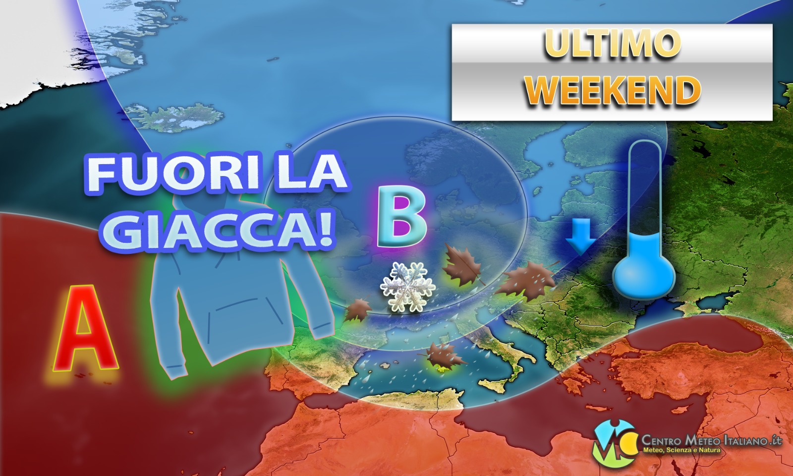 Meteo Autunno: maltempo e freddo in arrivo in Italia.