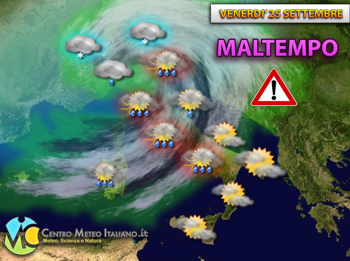 METEO ITALIA - La saccatura INCOMBE, arrivano i primi NUBIFRAGI su MOLTE REGIONI: ecco quali