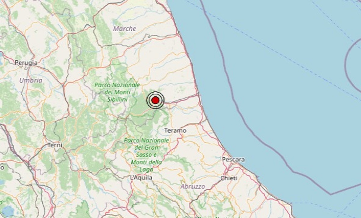 terremoto oggi