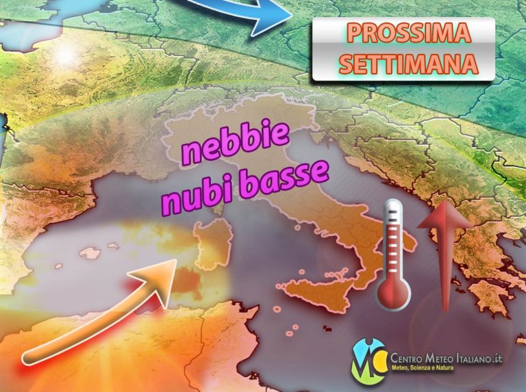 METEO – Stop al maltempo, arriva l’ANTICICLONE ma attenzione a NEBBIE e nubi basse; ecco dove METEO – Stop al maltempo, arriva l’ANTICICLONE ma attenzione a NEBBIE e nubi basse; ecco dove