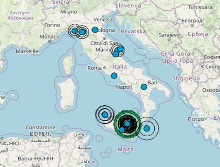 Terremoto, l’Italia del sud sta ricominciando a tremare: nuove scosse registrate dall’INGV in provincia di Enna. I dati ufficiali Terremoto, l’Italia del sud sta ricominciando a tremare: nuove scosse registrate dall’INGV in provincia di Enna. I dati ufficiali