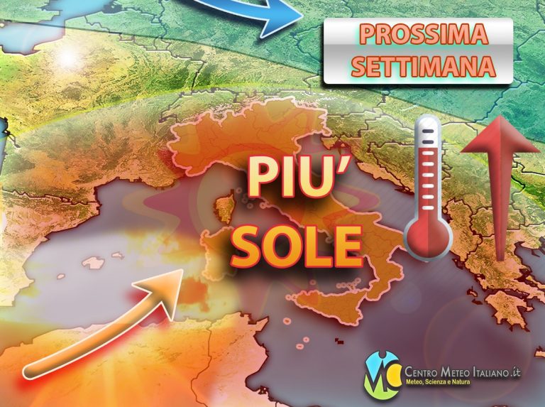 METEO – OTTOBRATA con TEMPERATURE MITI nei prossimi giorni, attese punte anche di +25/+27°C