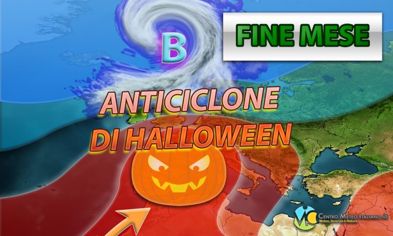 Meteo – Stop al maltempo, ottobre termina con l’alta pressione; la tendenza fino ad Halloween