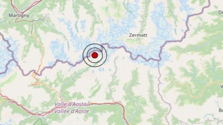 Terremoto oggi in Valle d’Aosta, 9 novembre 2020, scossa M 3.2 provincia di Aosta – Dati Ingv Terremoto oggi in Valle d’Aosta, 9 novembre 2020, scossa M 3.2 provincia di Aosta – Dati Ingv