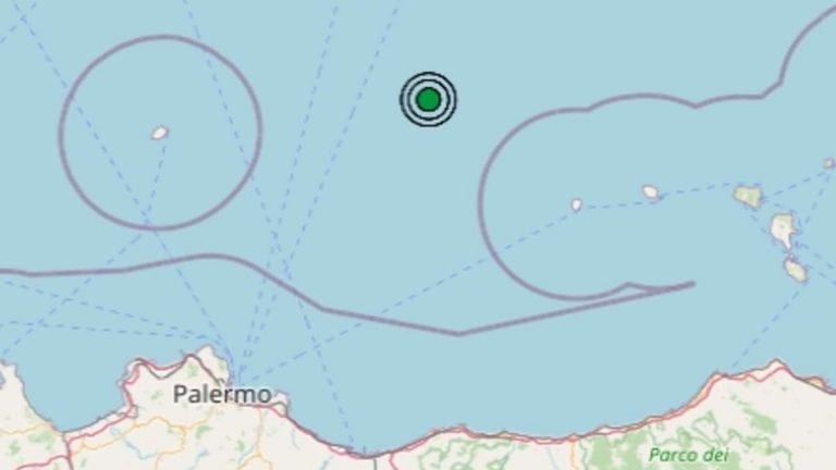 Terremoto oggi in Sicilia, 21 settembre: scossa di magnitudo 3.0 sul Tirreno meridionale: dati Ingv