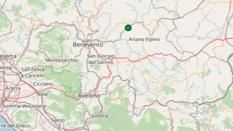 Terremoto in Campania oggi, lunedì 16 novembre 2020, scossa M 2.1 in provincia di Avellino – Dati Ingv Terremoto in Campania oggi, lunedì 16 novembre 2020, scossa M 2.1 in provincia di Avellino – Dati Ingv
