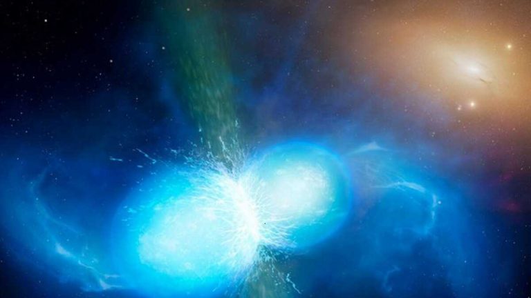 Il telescopio Hubble rileva un bagliore visibile anche dalla Terra dopo la collisione tra stelle di neutroni Il telescopio Hubble rileva un bagliore visibile anche dalla Terra dopo la collisione tra stelle di neutroni