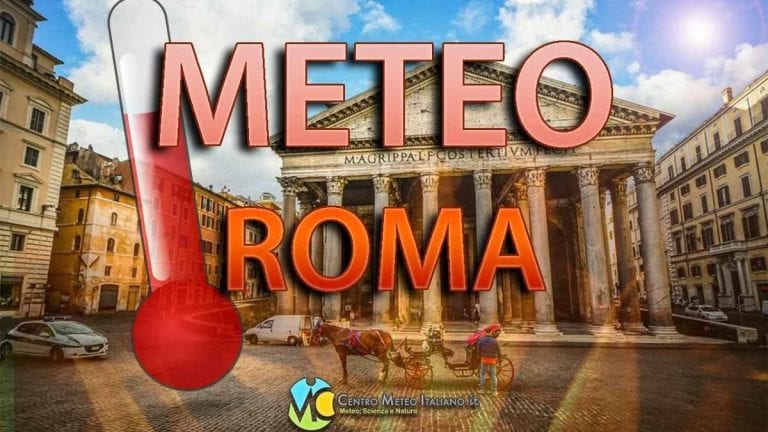 METEO ROMA – Torna l’ANTICICLONE AFRICANO con cieli sereni e TEMPERATURE in aumento. Ecco le PREVISIONI