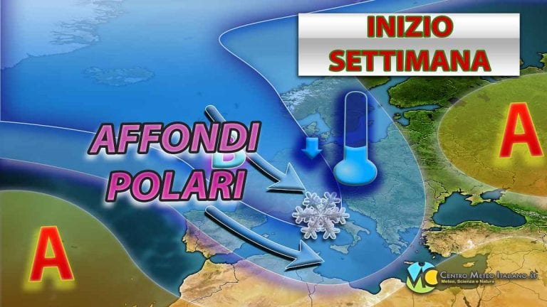 METEO – PONTE dell’IMMACOLATA con il FREDDO POLARE: MALTEMPO e NEVE a bassa quota, i dettagli METEO – PONTE dell’IMMACOLATA con il FREDDO POLARE: MALTEMPO e NEVE a bassa quota, i dettagli