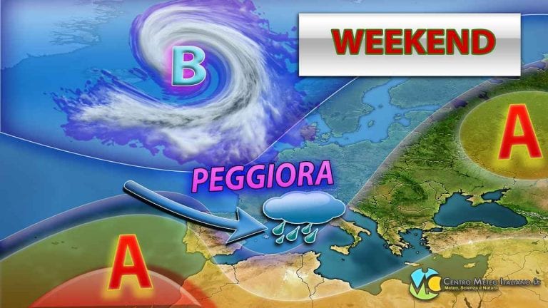 METEO – PEGGIORAMENTO in arrivo nel WEEKEND con PIOGGE, ACQUAZZONI e possibili NUBIFRAGI? METEO – PEGGIORAMENTO in arrivo nel WEEKEND con PIOGGE, ACQUAZZONI e possibili NUBIFRAGI?