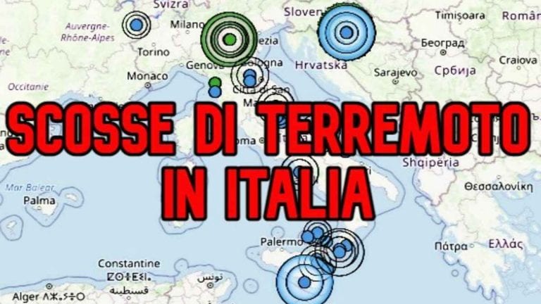 Terremoto, scosse sono state avvertite in diverse regioni italiane: i dati ufficiali registrati dall’INGV
