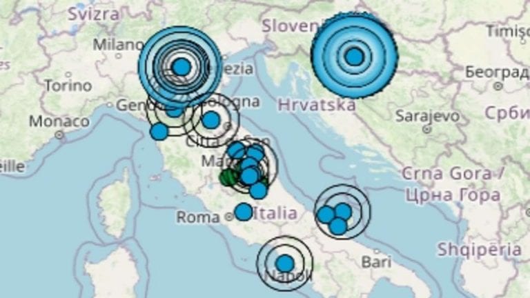 Terremoto in Italia oggi, domenica 3 gennaio 2021: le scosse registrate nelle ultime ore – Dati INGV