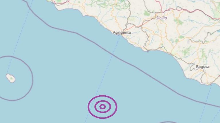 Terremoto oggi in Sicilia, 13 agosto 2022: sequenza sismica sul Canale di Sicilia Meridionale- Dati INGV