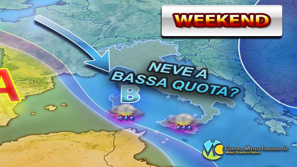 Meteo - weekend con freddo ma anche neve a bassa quota?