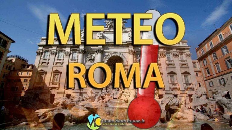 METEO ROMA – Tanto SOLE e CALDO in aumento fino a sabato. Da domenica nuvolosità in arrivo. Le PREVISIONI