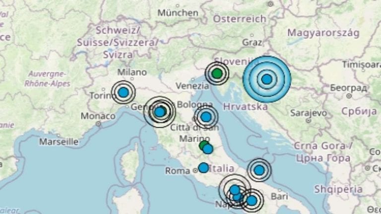 Terremoto in Italia oggi, mercoledì 13 gennaio 2021, ecco le ultime scosse registrate – Dati Ingv