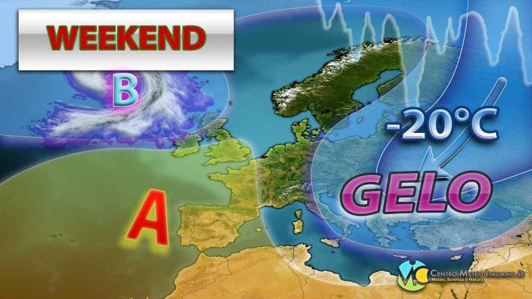 METEO – WEEKEND: GELO in rotta verso l’EUROPA e l’ITALIA, ancora FREDDO e NEVE a BASSA QUOTA METEO – WEEKEND: GELO in rotta verso l’EUROPA e l’ITALIA, ancora FREDDO e NEVE a BASSA QUOTA