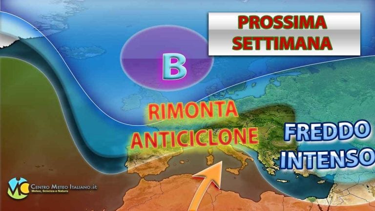 METEO – Pausa ANTICICLONICA in arrivo nei prossimi giorni, ma il MALTEMPO è sempre in agguato