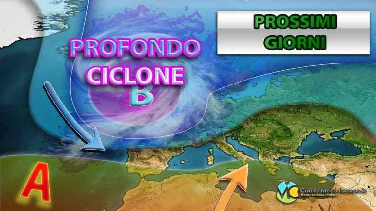 METEO – MALTEMPO in vista per l’ITALIA con NEVE fino a quote molto basse su queste regioni