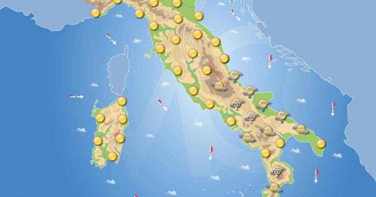 PREVISIONI METEO domani 26 Gennaio 2021: Torna il bel tempo in gran parte dell’ITALIA