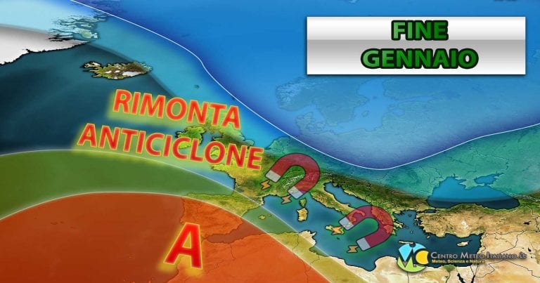 METEO ITALIA – Breve rimonta dell’ALTA PRESSIONE, nuovo PEGGIORAMENTO nel WEEKEND