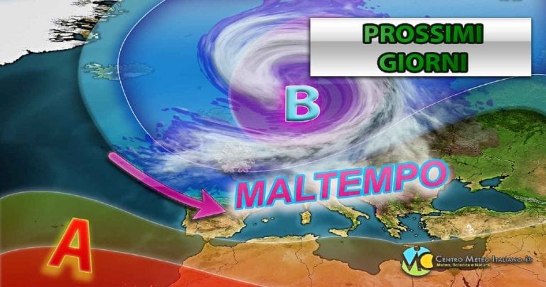 METEO PALERMO: MALTEMPO e clima invernale, altre PIOGGE in arrivo e forti venti di Maestrale