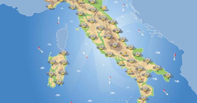 PREVISIONI METEO domani 27 Gennaio 2021: Tempo stabile in Italia salvo residue precipitazioni al sud