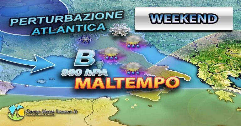 METEO – ATTACCO POLARE in arrivo nel WEEKEND in ITALIA: atteso forte MALTEMPO e NEVICATE in montagna, i dettagli METEO – ATTACCO POLARE in arrivo nel WEEKEND in ITALIA: atteso forte MALTEMPO e NEVICATE in montagna, i dettagli
