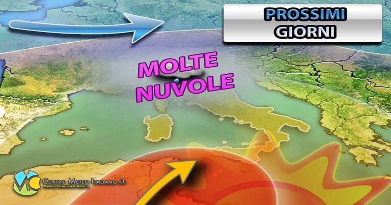 METEO GENOVA – Stabile in Italia nei prossimi giorni eccetto in LIGURIA con NUBI e PIOGGE sparse