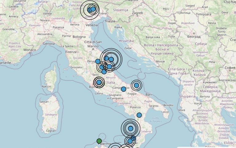 Terremoto oggi, martedì 2 febbraio 2021: le ultime scosse registrate in Italia – Dati ufficiali INGV