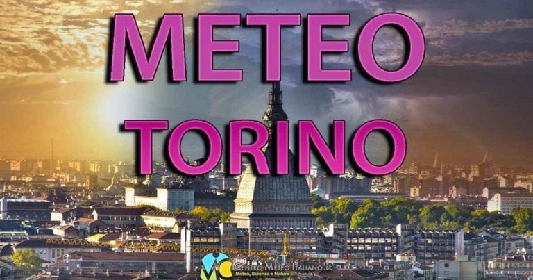 METEO TORINO – Tempo INSTABILE con PIOGGE isolate. PEGGIORAMENTO nella giornata di domani