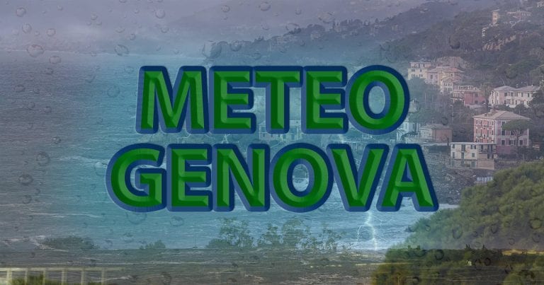 METEO GENOVA – Fine settimana bagnato, con possibili NUBIFRAGI in arrivo su tutta la LIGURIA, ecco le previsioni