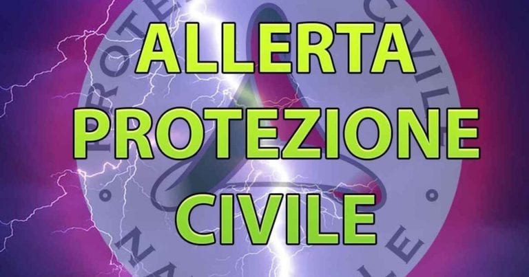 METEO – Maltempo con PIOGGE e TEMPORALI sull’Italia: allerta arancione della Protezione Civile. Zone colpite, tutti i dettagli