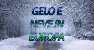 Gelo e neve in Europa grafica a cura del Centro Meteo Italiano
