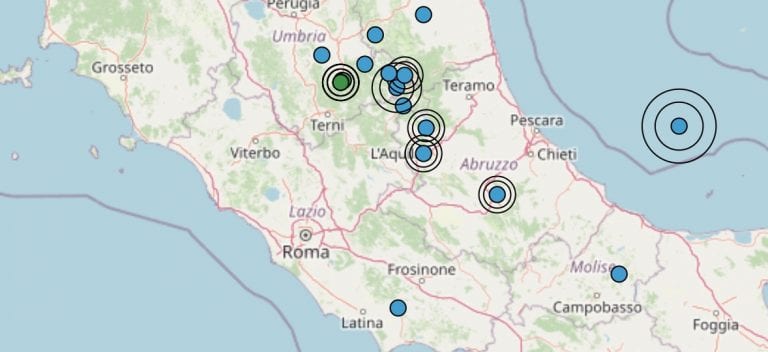 Serie di terremoti in corso al Centro Italia, la terra trema: ecco cosa sta succedendo in Umbria | Dati ufficiali INGv